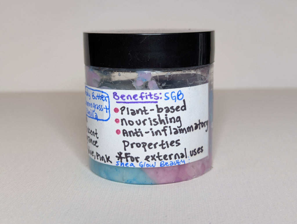 Lemongrass Vanilla Body Butter - Natural & Moisturizing